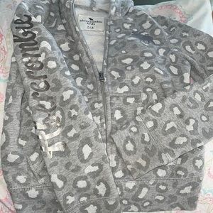 Abercrombie girls zip up hoodie -